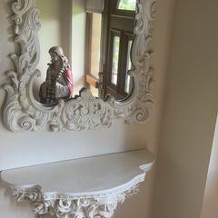 Hall table and mirror