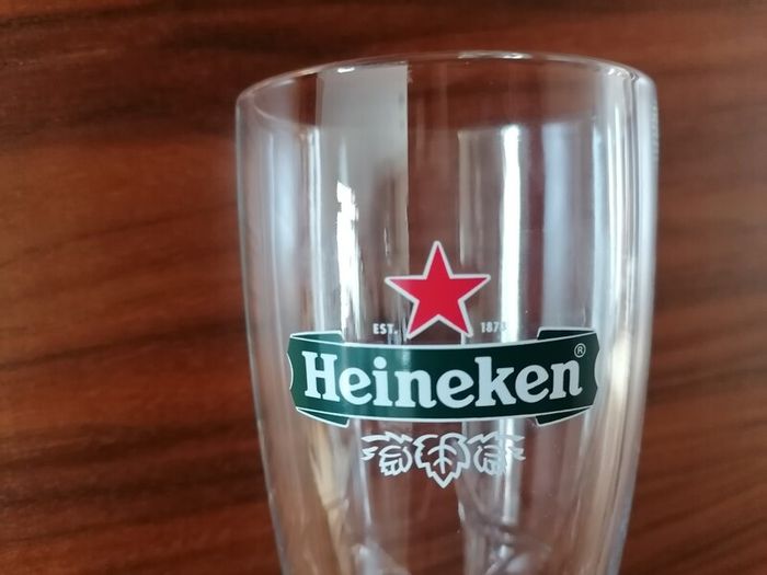 5 x Heineken Beer Glasses
