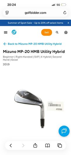 Mizuno 2 iron