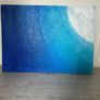 Large blue abstract painting Image 2