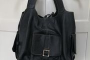 Getulio Black Leather Bag