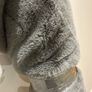 Upholstery fabric - extremely soft fluffy grey Image 3
