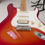 Fender Player II Stratocaster HSS, Aged Cherry Burst Electric Guitar Image 2