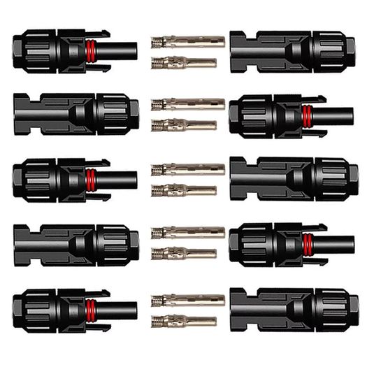 10x Solar Connectors with 2pcs Spanner Waterproof Solar Panel Connector SOLAR PV Connector For Solar cable