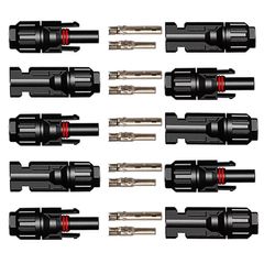 10x Solar Connectors with 2pcs Spanner Waterproof Solar Panel Connector SOLAR PV Connector For Solar cable