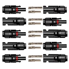 10x Solar Connectors with 2pcs Spanner Waterproof Solar Panel Connector SOLAR PV Connector For Solar cable