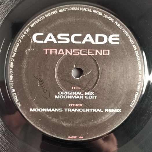 Cascade - Transcend (Moonman's Trancentral Remix) - Hook Recordings - QUALITY Late 90s TRANCE Banger!