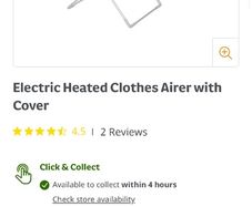 New electric heated clothes rack
