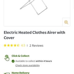 New electric heated clothes rack
