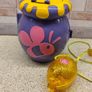 Vintage 1995 Winnie the Pooh "Hunny Pot" Treehouse & Polly Pocket Keychain Lot Image 8