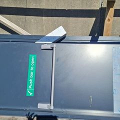 Steel double leaf personnel Door