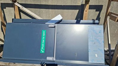 Steel double leaf personnel Door