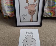 prints for baby/ toddler room