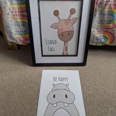 prints for baby/ toddler room