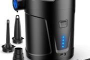 Electric Air Pump, 5200mAh Portable Air Pump with Fast Inflating/Deflating, Rechargeable Electric Pump with 3 Nozzles for Kids Paddling Pool, Swimming Pool, Airbed, Inflatable Boat (FREE SHIPPING)