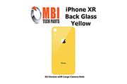 iPhone XR Replacement Back Glass Door Cover with Adhesive Yellow