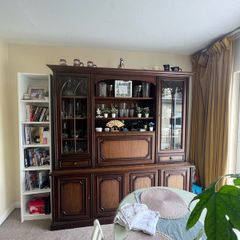 vintage display cabinet