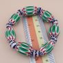 Vintage Venetian Style Chevron Beads Bracelet Image 8