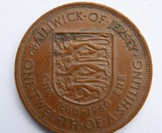 Jersey Penny 1/12 One Twelfth Of A Shilling 1960