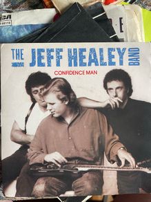 Jeff Healy. Confidence man picture sleeve vinyl record single in vg+ condition