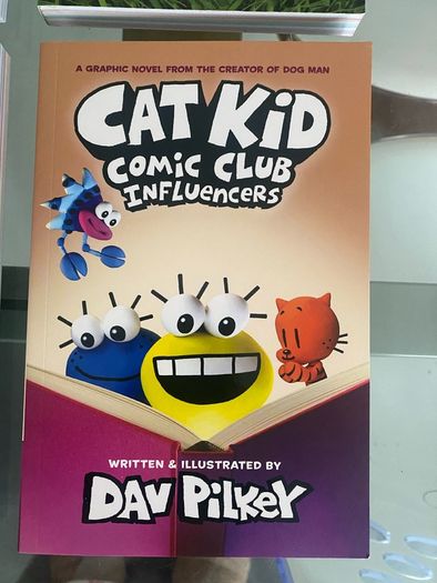 New Set Of 4 Cat Kid Comic Book Children's Books