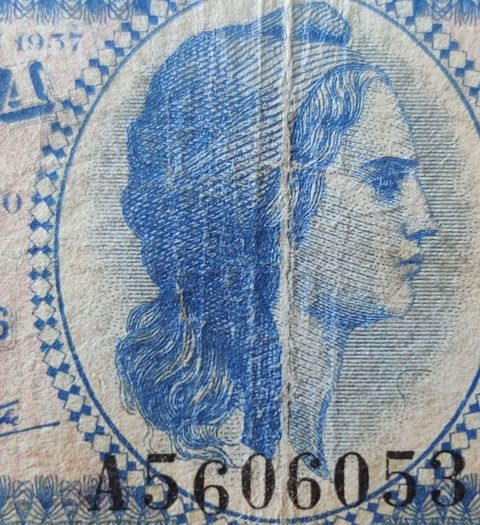 Banknote 1937 SPAIN 50 Centimos