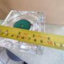 Tipperary Clear crystal Pillar Candle Stand , Signed , Square Candle Stand, Mint Condition. Take 3 different candle size. Image 4