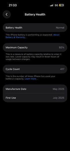 iPhone 16 - Less then year old
