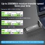 2TB Portable External SSD Flash Drive: SSK 2TB SSD USB C Stick Image 8