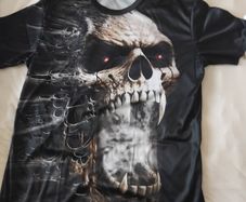 New Skull Design Tee Shirt