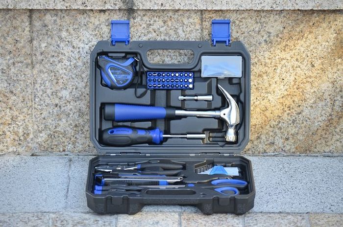 49Pcs Tools Set Household Tool Box herramientas Screwdriver Knife Hammer Woodworking Hand Car Repair