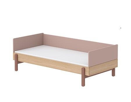 Flexa Popsicle Convertible Bed  Mid-Height or Standard Height (Pink/Oak)