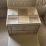 Extra Large Size Cream Faux Leather Jewellery Case Image 6