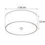 Large black ceiling light Image 3
