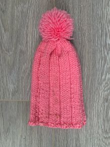 Girls Handknitted Hat 2-4yrs