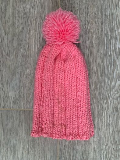 Girls Handknitted Hat 2-4yrs