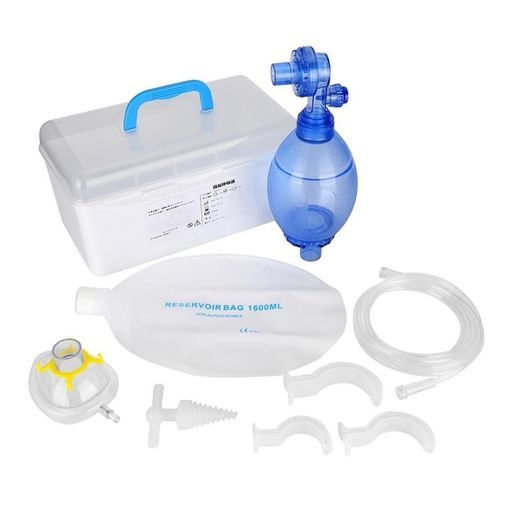 Manual Resuscitator Adult Ambu Bag Aid Kit Tool