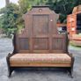 Wooden High Back Settle Bench KAS1395 Image 2