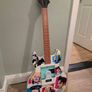 Guitar Shaped CD Player Elvis & Marilyn Design Working Image 2