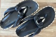 Rag &amp; Bone Black and Silver Sandals