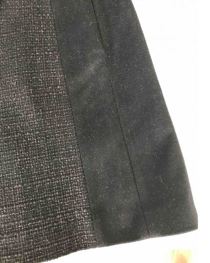 Karen Millen Beautiful Coat Black Grey Tweed