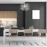 Teardrop Acrylic Light Shade | Ceiling Light Shade | Lamp Shade | Chandeliers Ceiling Light | Chrome Finish Pendant Light Shade for Living Room Light Shades Ceiling Bedroom Kitchen Hallway (FREE POSTAGE) Image 6
