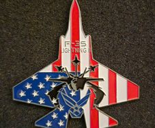 United states airforce, F-16  fighter commerative.