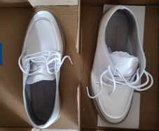 brand new casual leather shoes (extra wide 37EU)