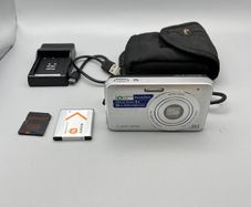 Sony Cyber-shot DSC-W310 12.1MP Digital Camera Silver - Full Kit - Excellent