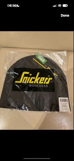 Snickers FlexiWork Stretch Fleece Beanie Black
