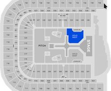 The Weeknd 2x Gold West Standing ticket on 23rd August
