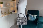 Ladies Grey Snake Print Handbag from Aldo
