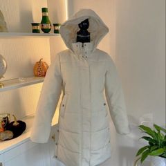 Ladies Oatmeal Hooded Coat from Vero Moda. Size Xs UK 6-8 / EU 34-36