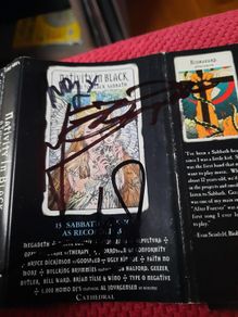 NATIVITY IN BLACK (A Tribute to Black Sabbath)-Cassette-1994 (Autographed by Therapy?, Max, Paulo and Andreas of Sepultura, and John Tempesta)